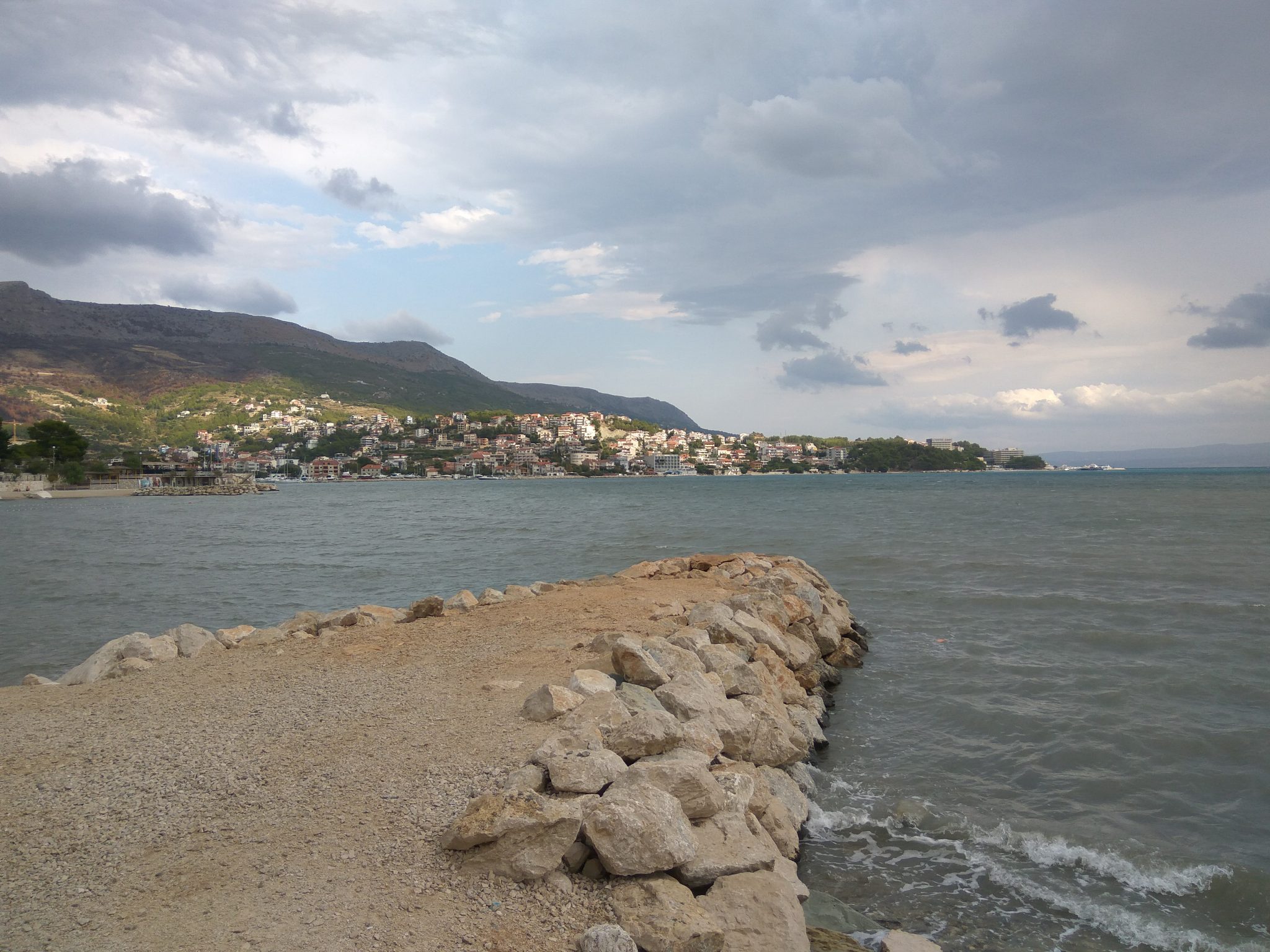 Stobreč beach. This photo was taken from Split, Croatia six years back.