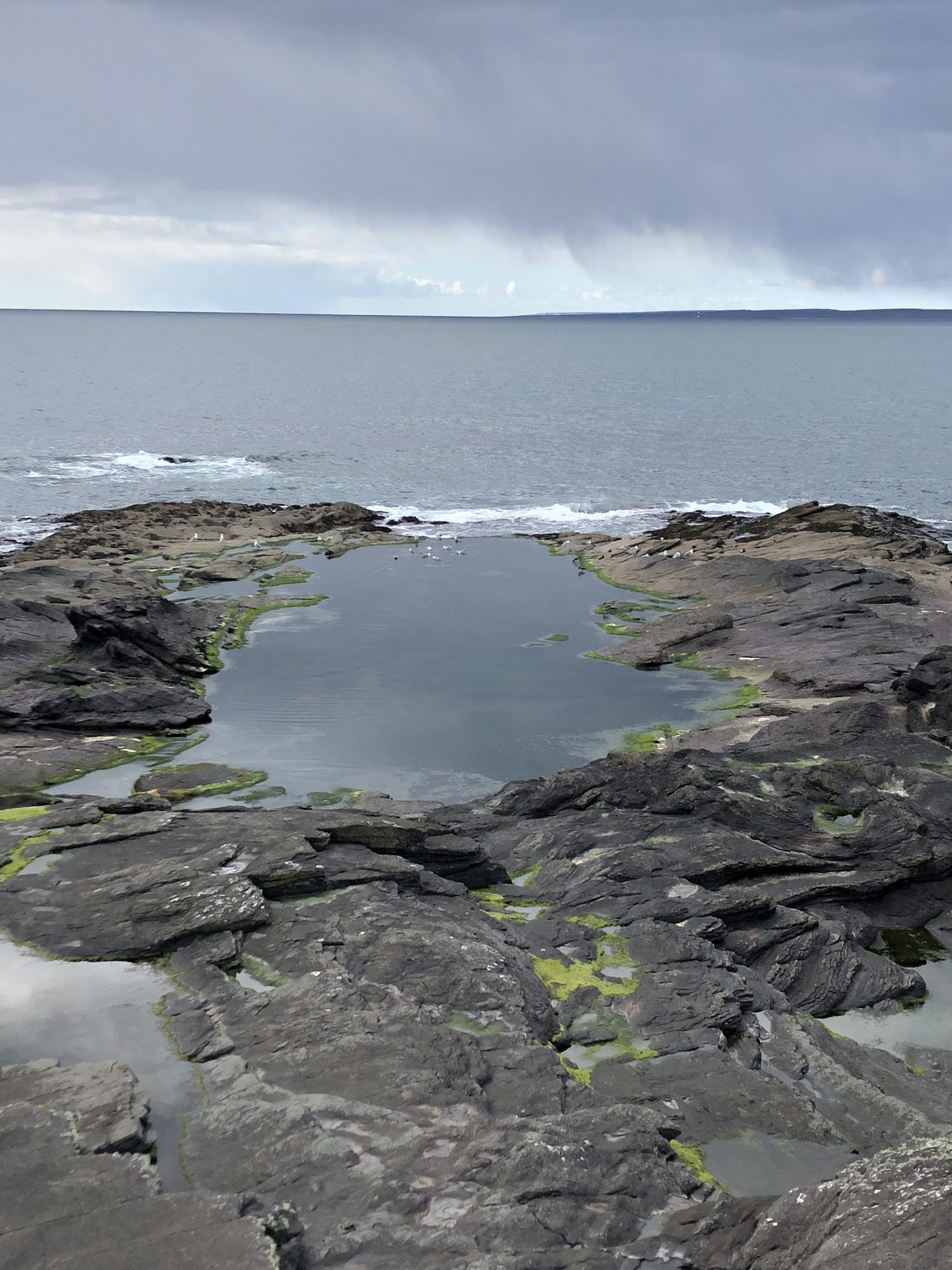 Atlantic Ocean meets the coast