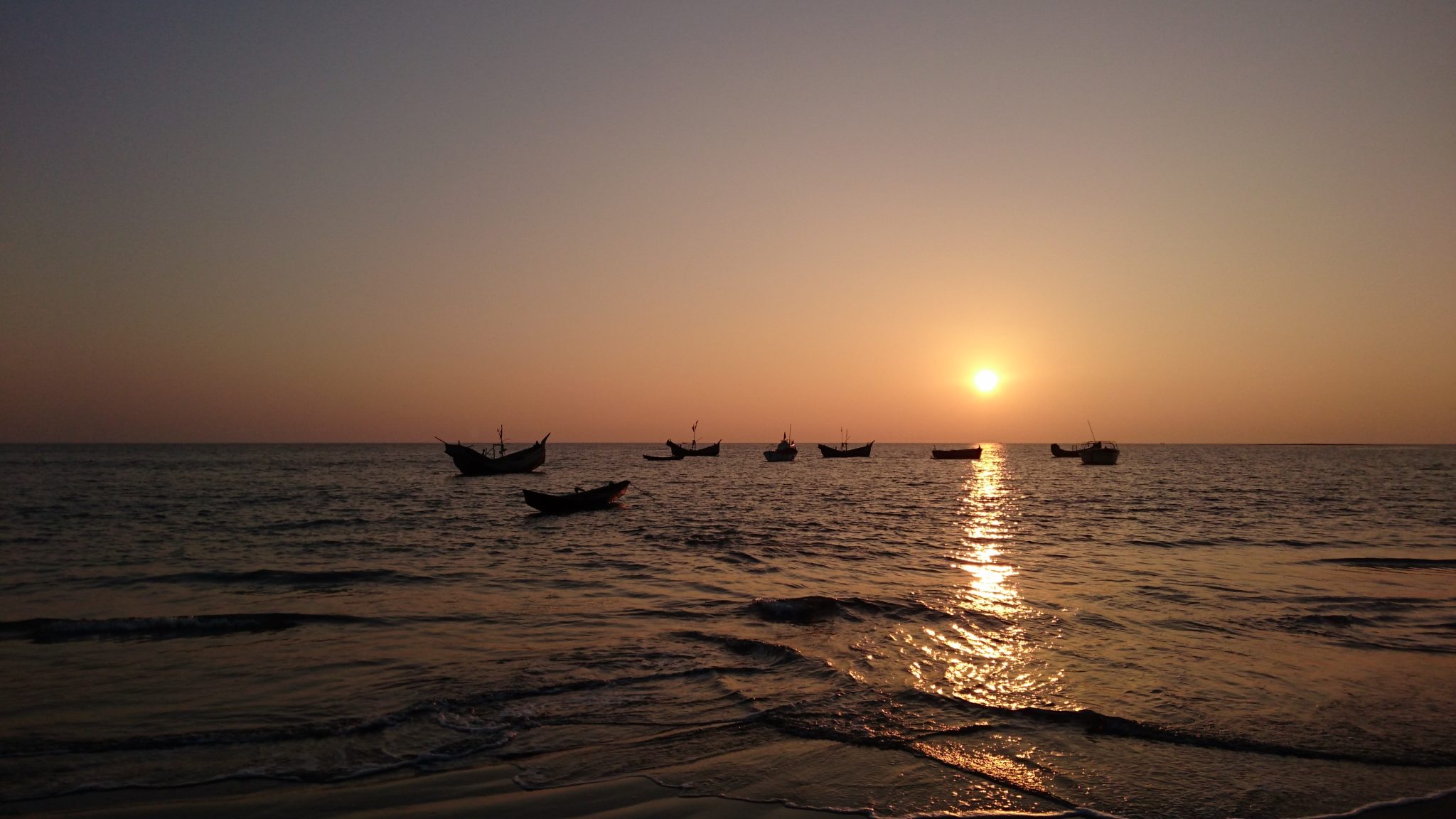 Sunset from Saint Martin, Bangladesh