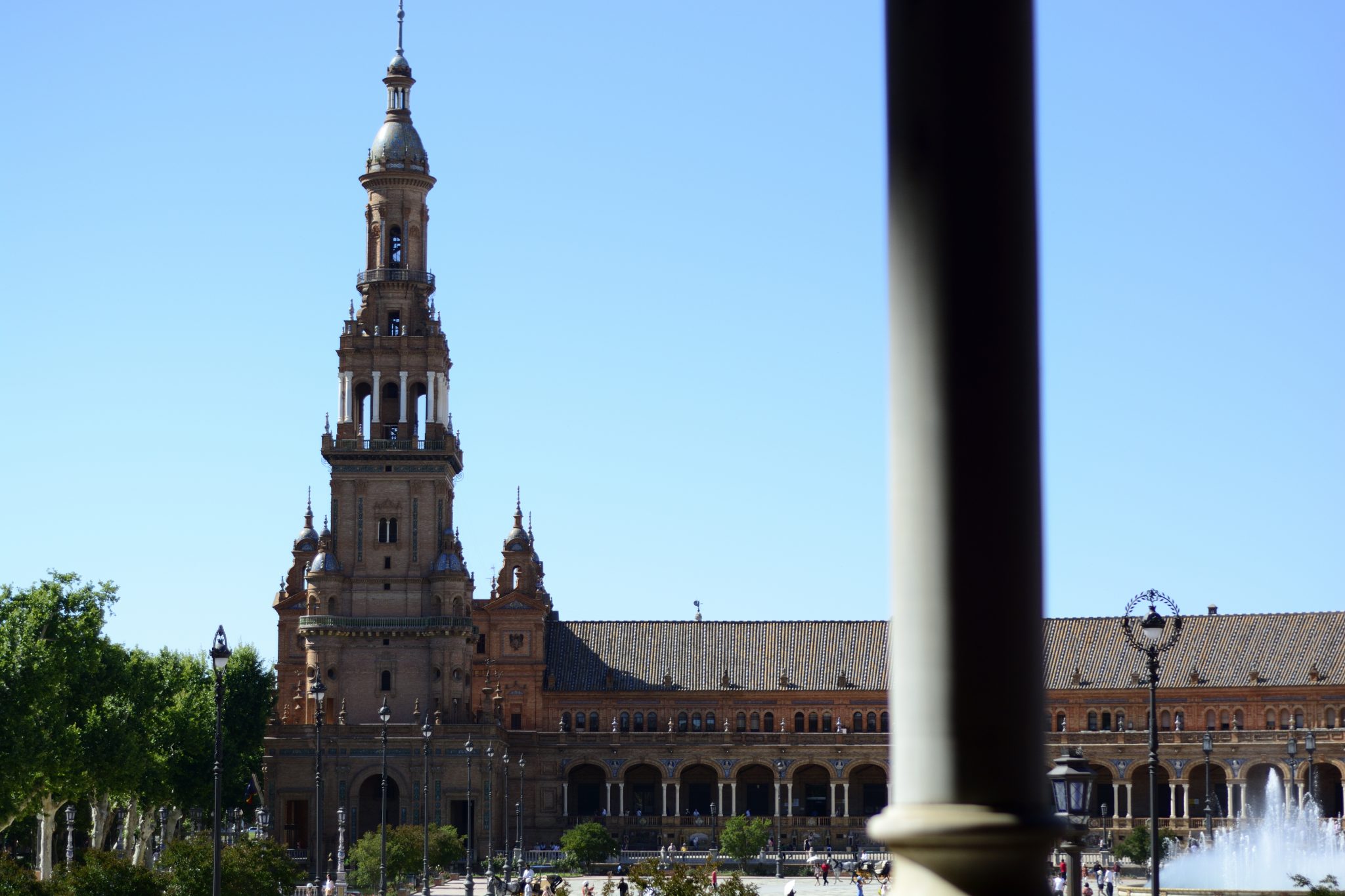 North tower of Spain Square in Seville - Spain - Torre Norte en la Plaza de España de Sevilla - España - WorldPhotographyDay22
