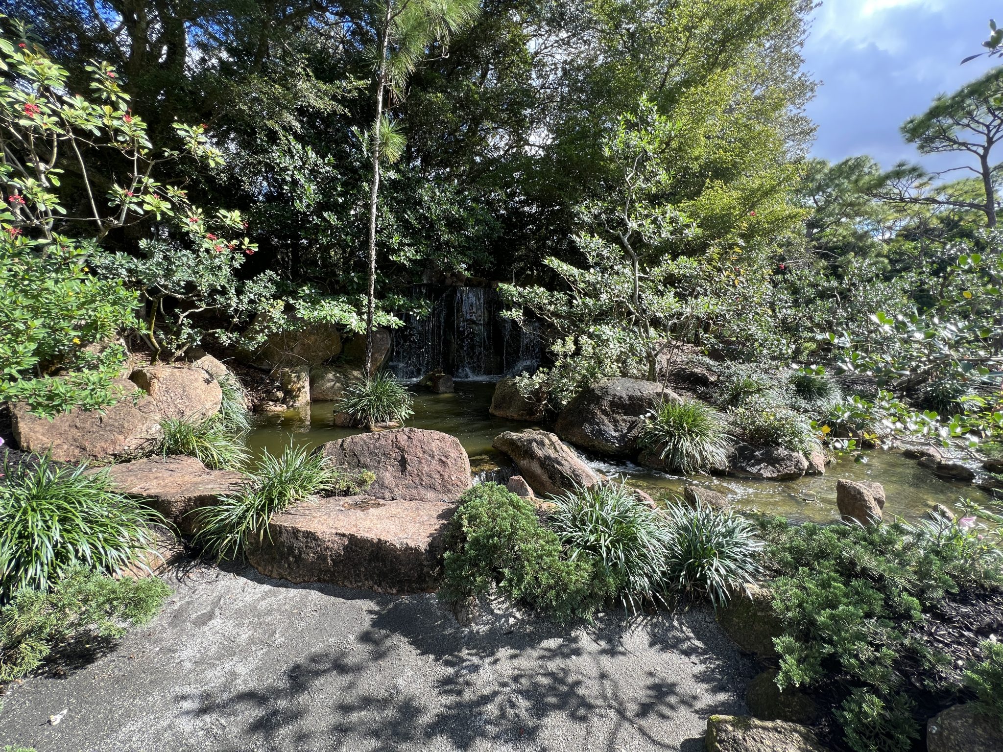 Waterfall at ‎⁨Morikami Museum and Japanese Gardens⁩, ⁨Delray Beach⁩, ⁨Florida⁩, ⁨United States - WorldPhotographyDay22