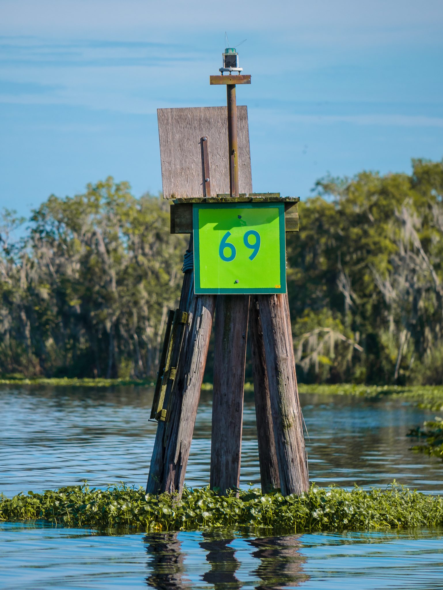 St. John's river marker