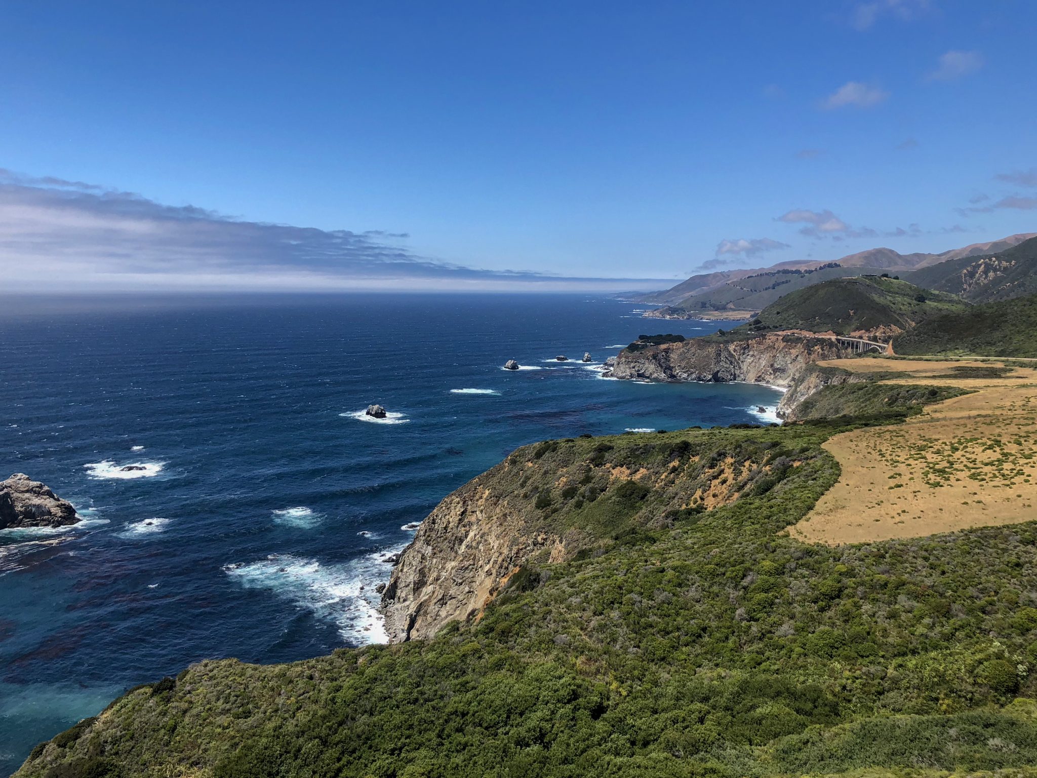 Pacific Ocean, California coastline