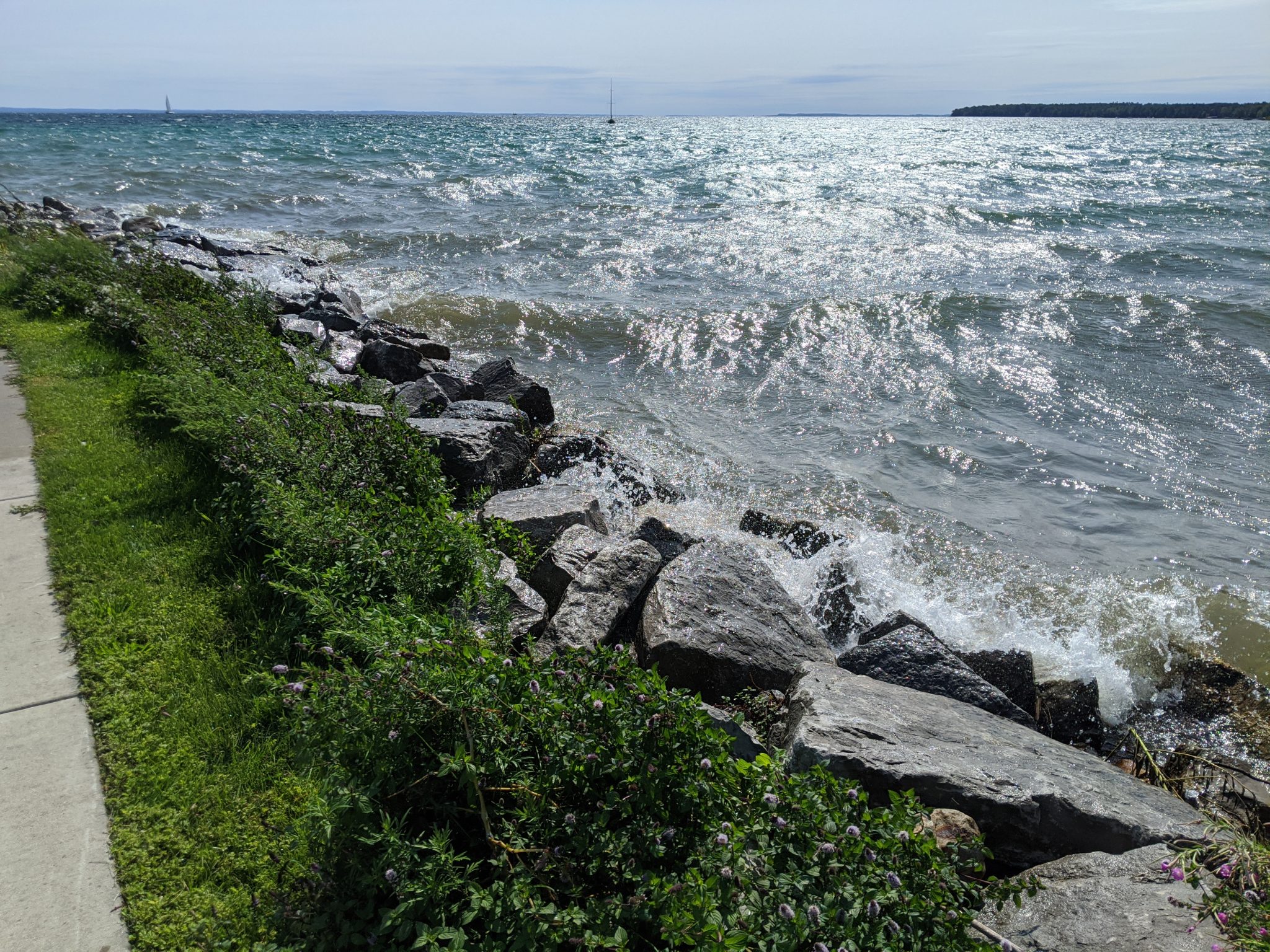 Lake Michigan waves