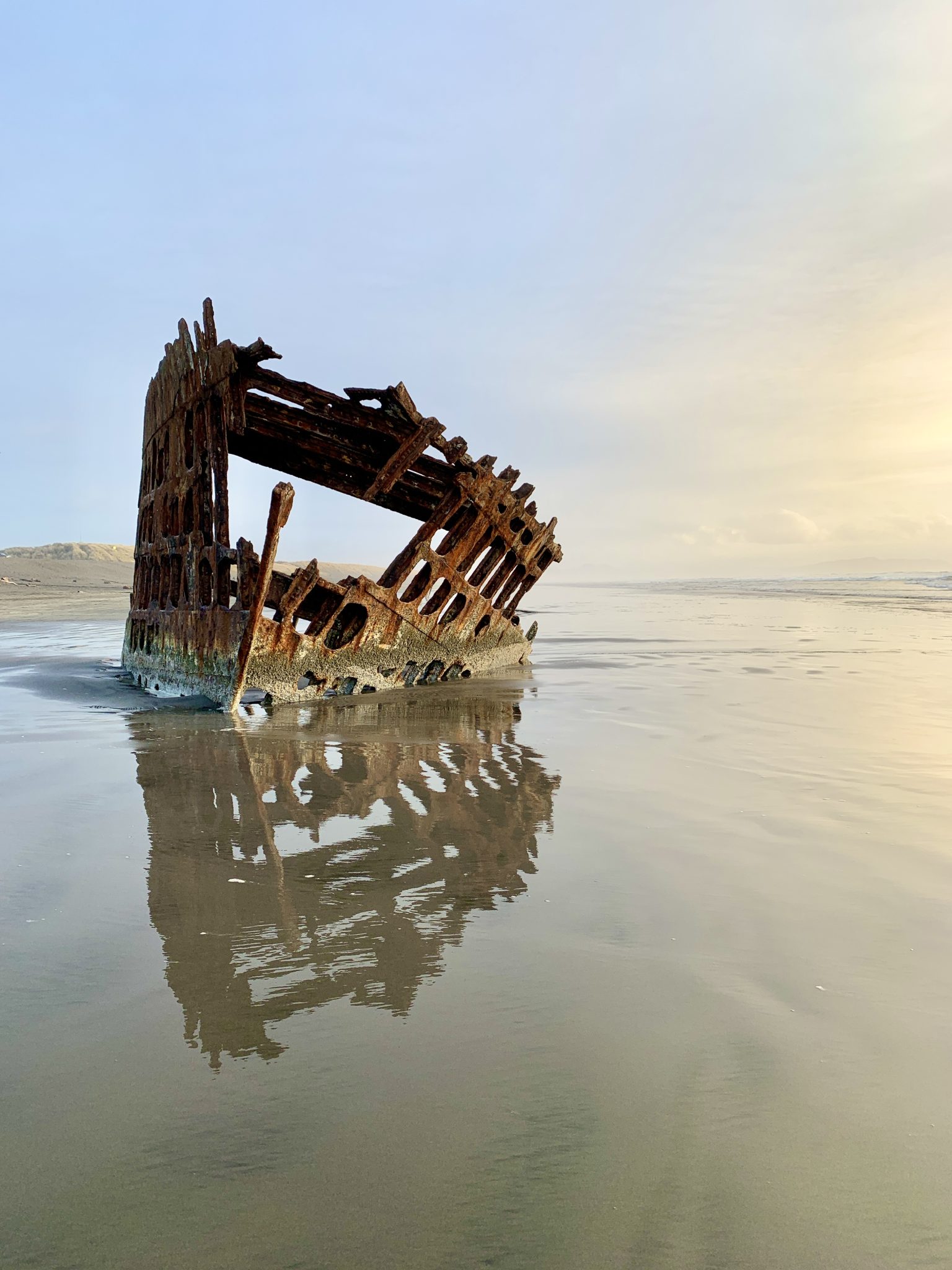 Peter Iredale Wreck On An Oregon Beach