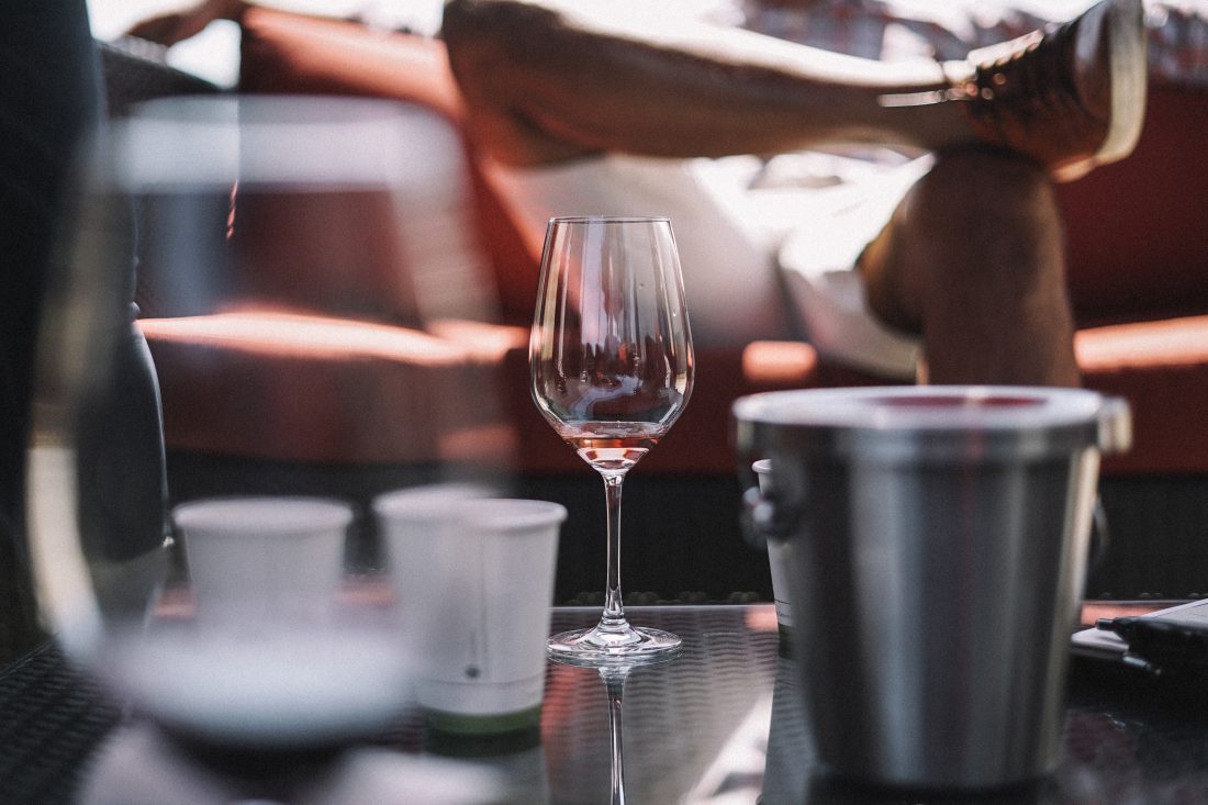 Wine Glass on Table