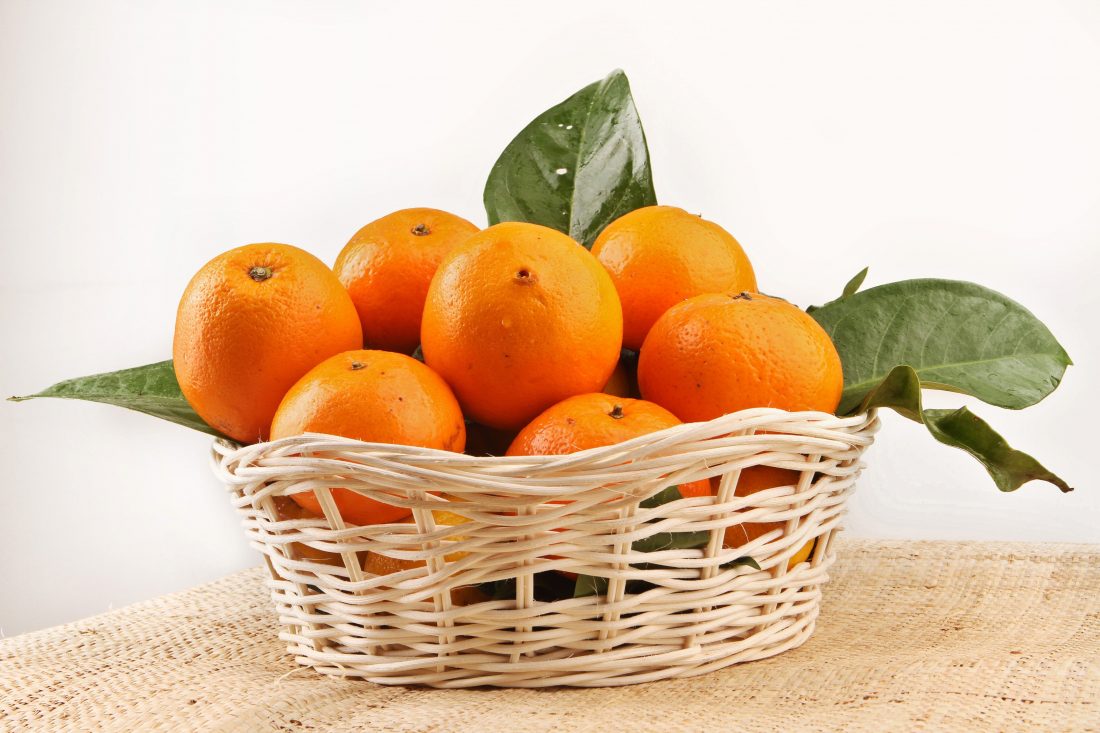 Oranges in Basket
