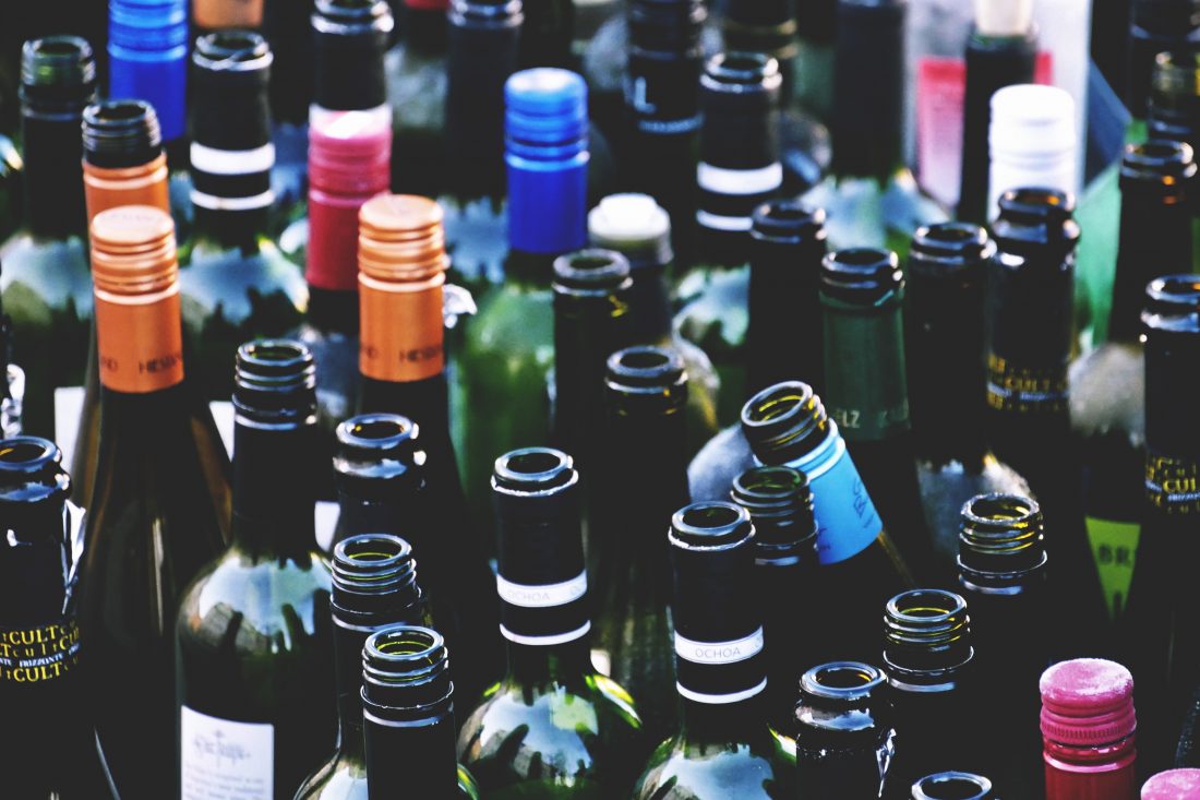 Empty Wine Bottles