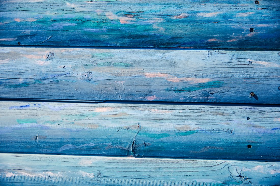 Ocean-Toned Wood