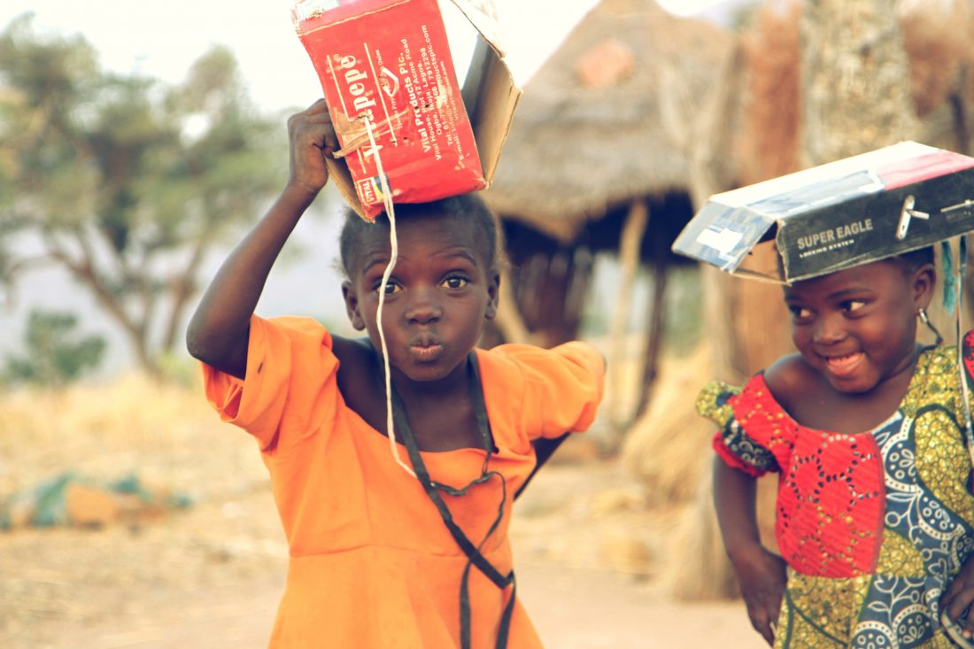 African Children Playing