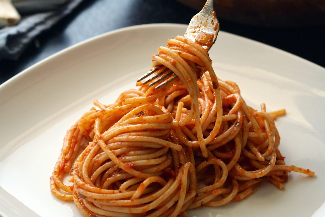 Pasta on Fork