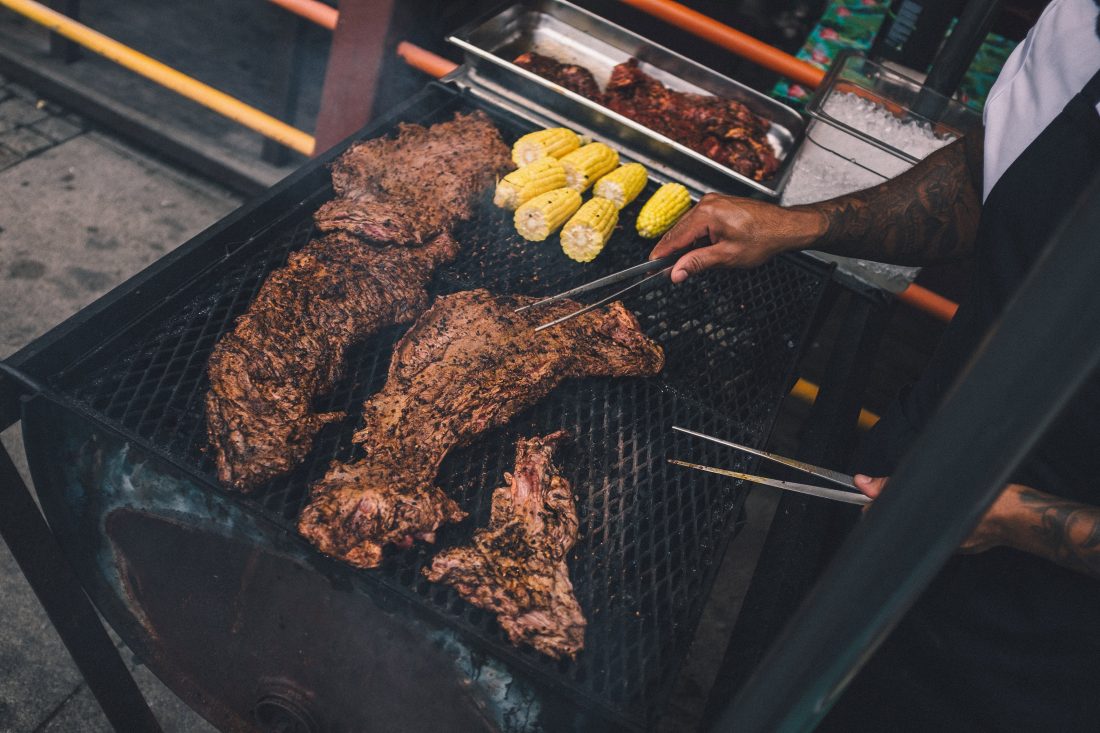 Steak on Barbecue