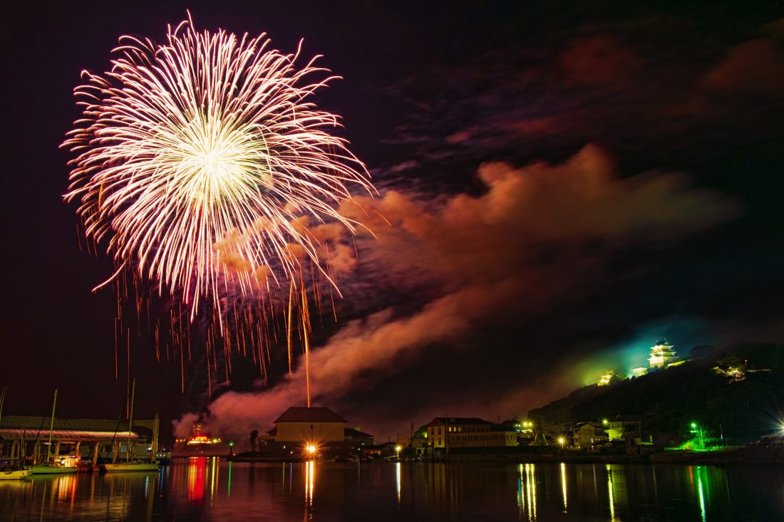 Fireworks in Japan