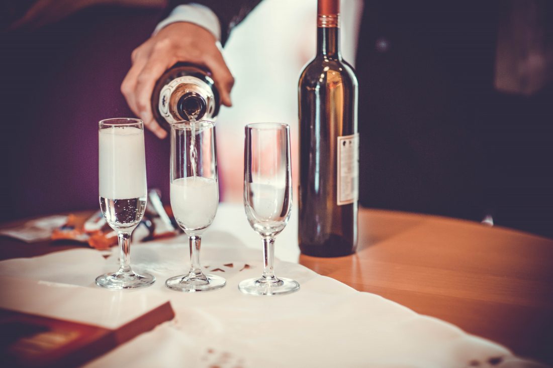 Pouring Champagne