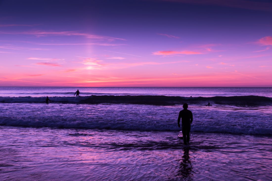 Summer Sunset at the Beach
