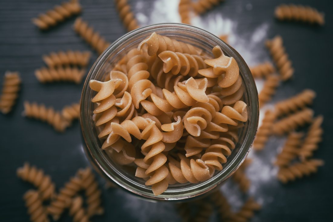Pasta in Glass