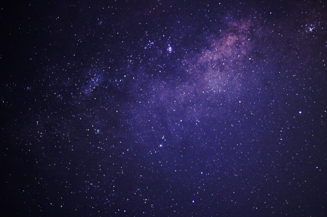 Purple Sky & Stars