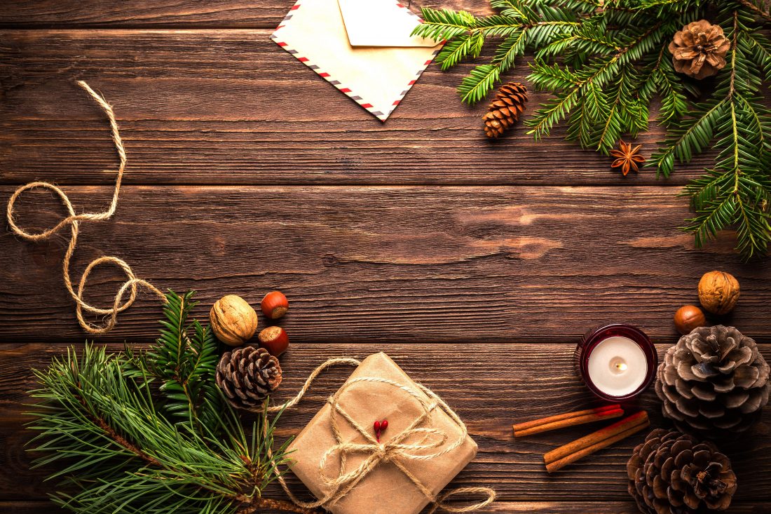 Christmas Table Background