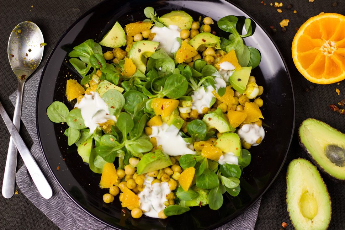 Fresh Salad on Plate