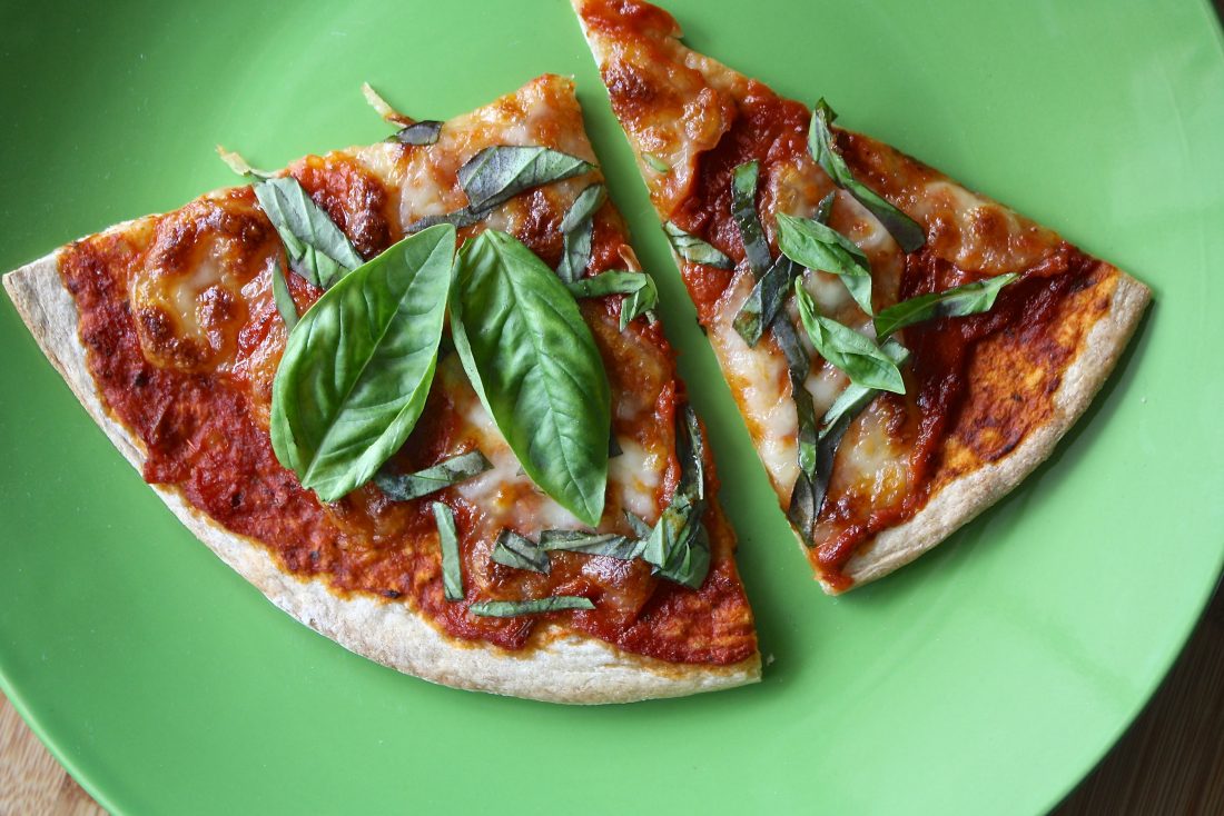 Pizza on Plate