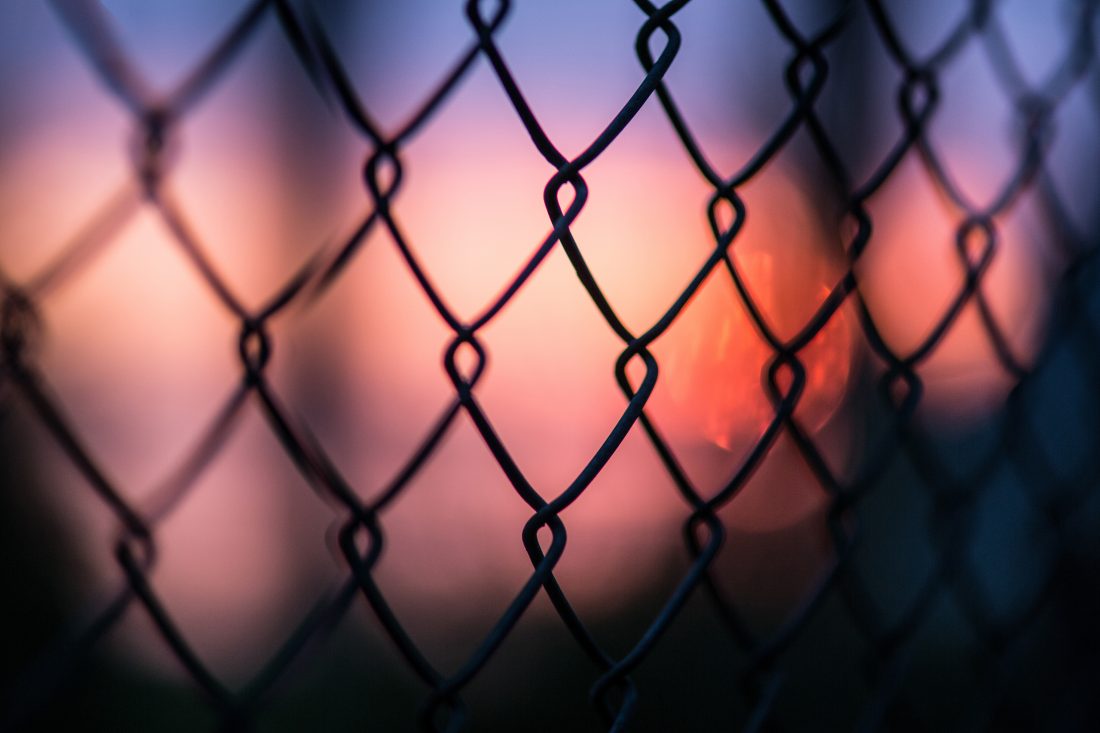 Fence Sunset