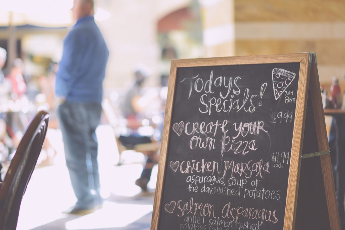 Italian Restaurant Menu