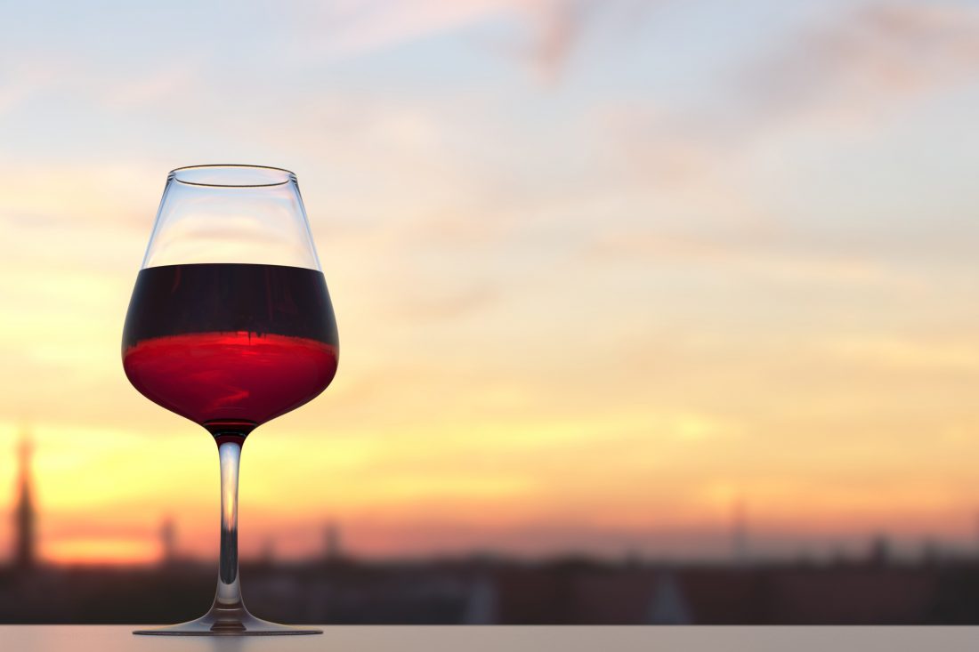 Wine Sunset