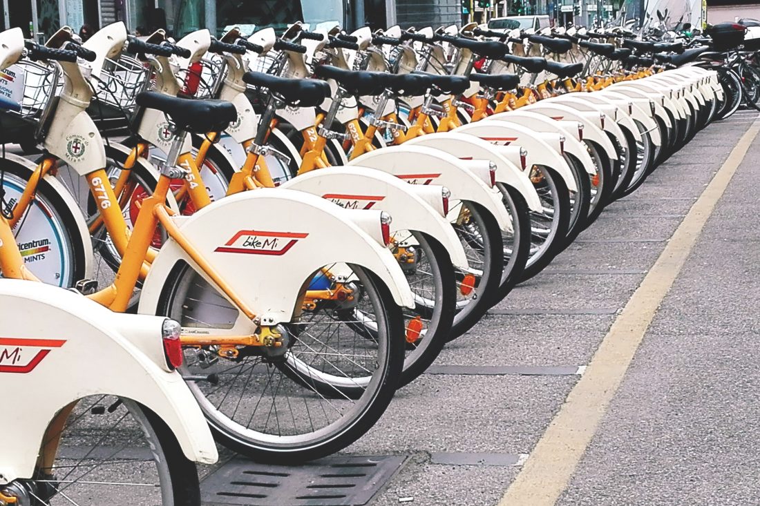 Bikes in Milan