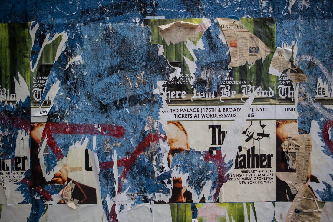 Torn Flyers, NYC