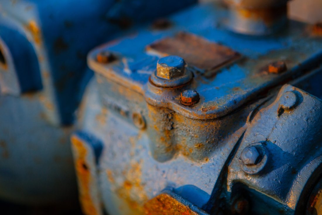 Blue Metal Rust