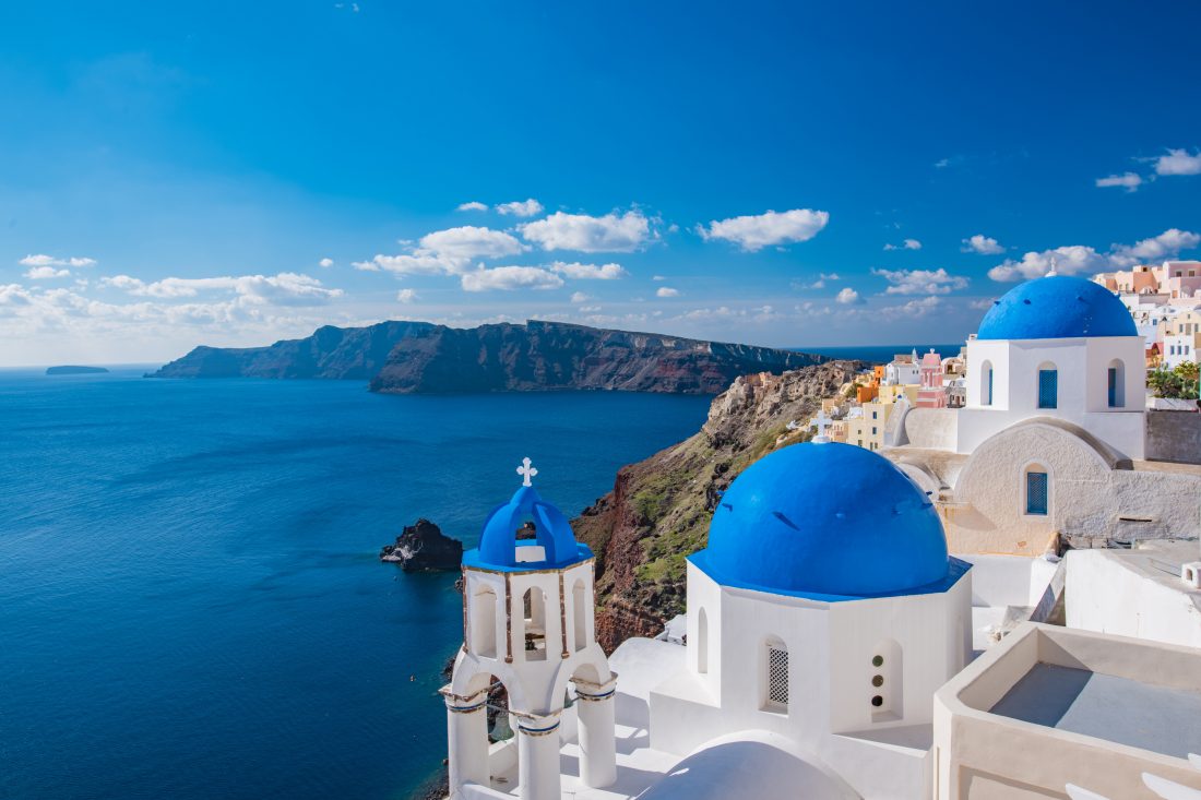 Santorini in Greece