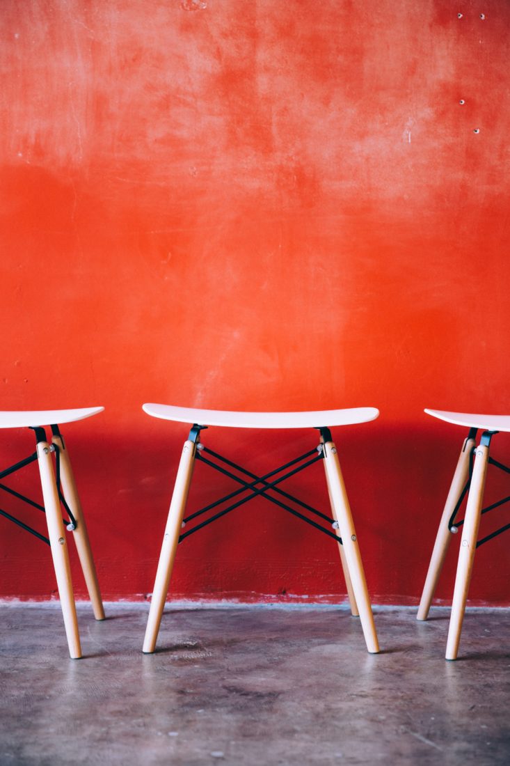 Modern Stools Cafe