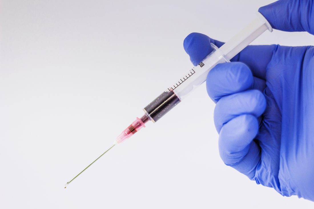 Syringe with Blood