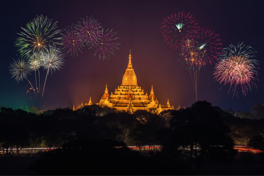 Fireworks in Asia