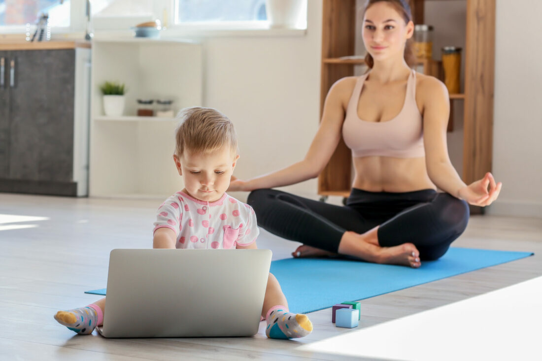 Yoga Mom Child