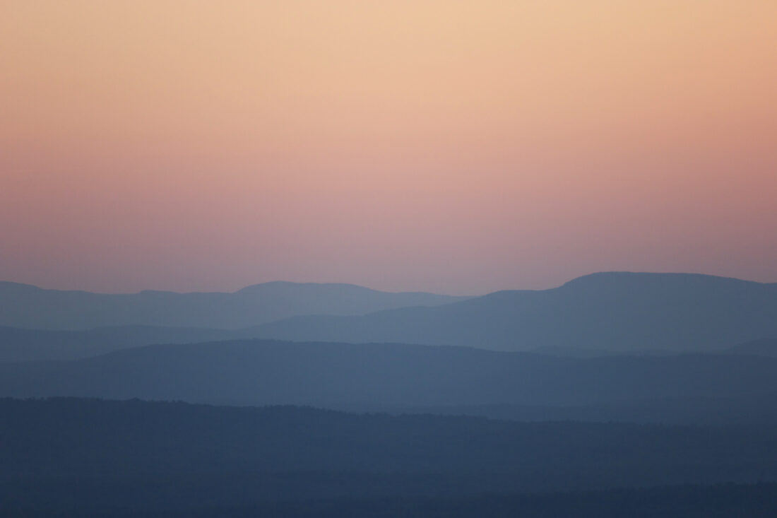 Mountain Sunset Background