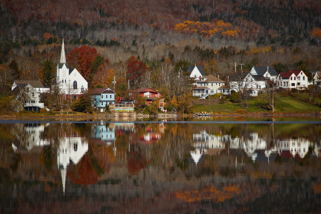 Coastal Town Landscape