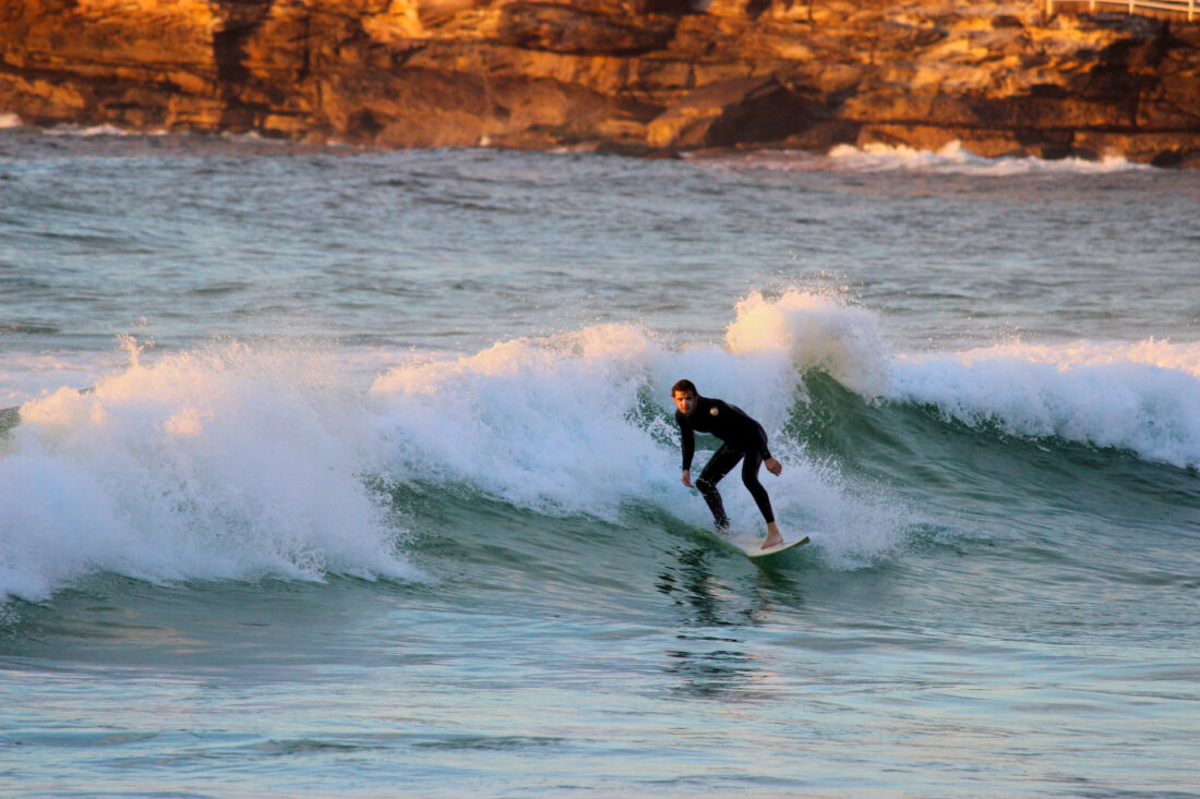 Surfer Ocean Wave