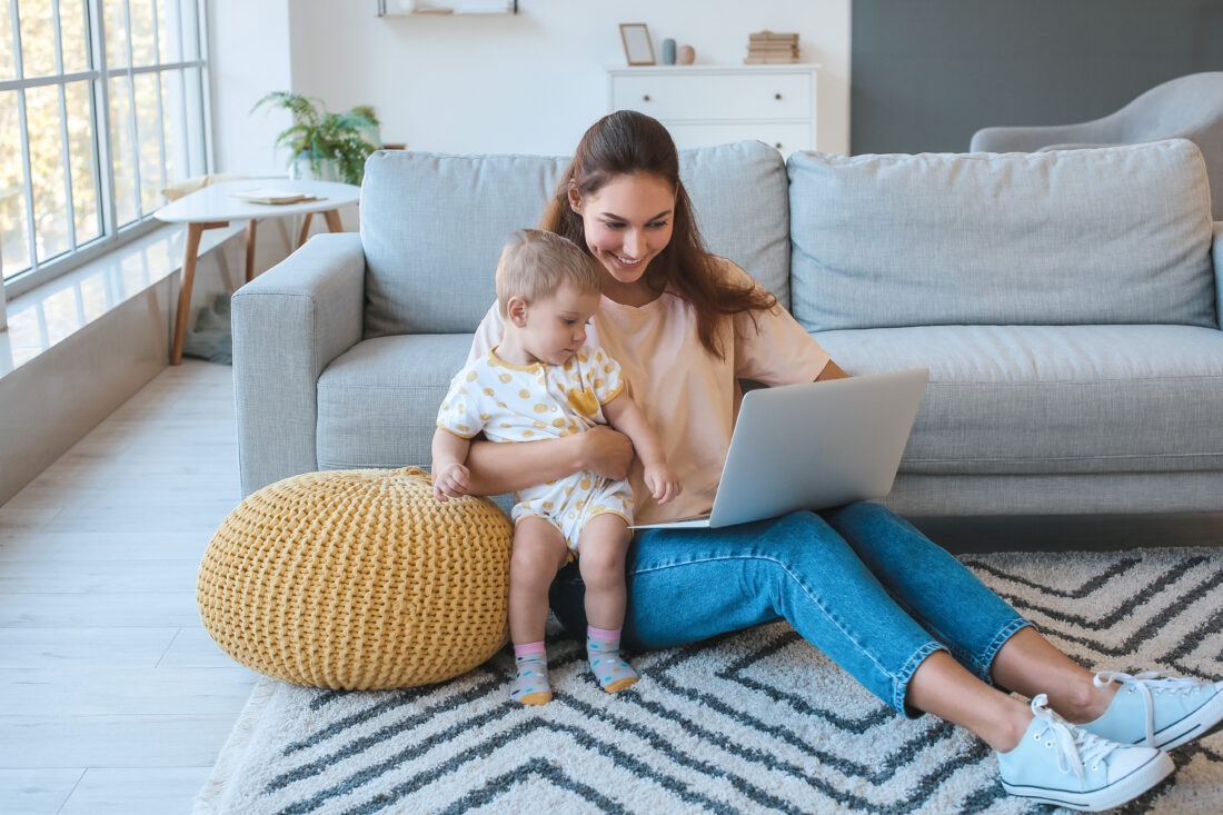 Mom Baby Laptop