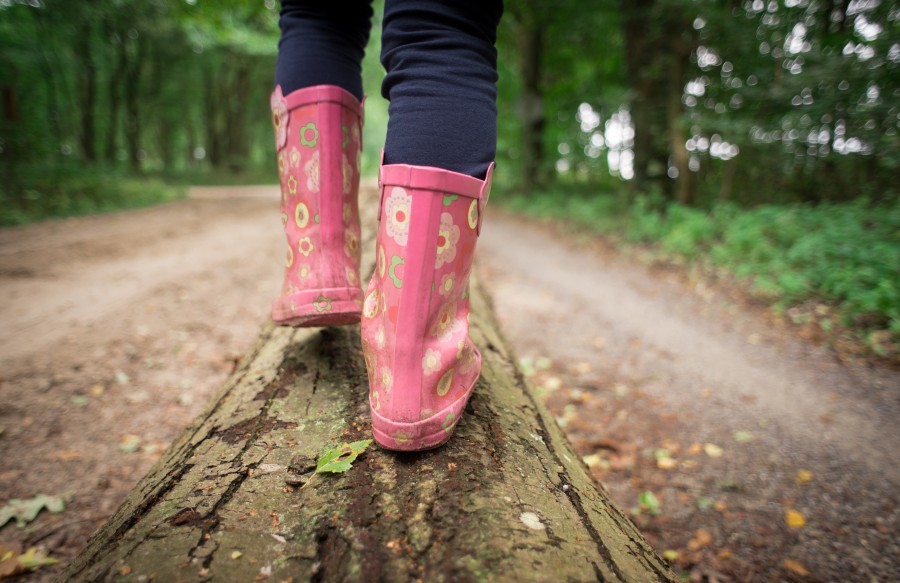 Pink boots