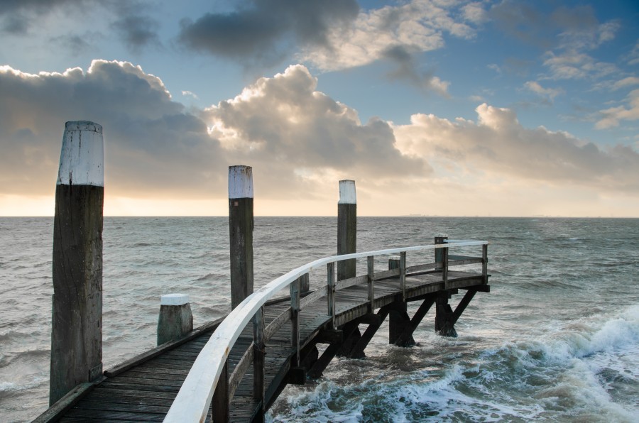 Pier in Texel