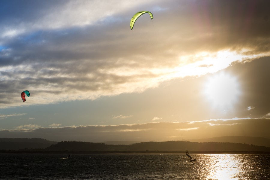 Kite surfing