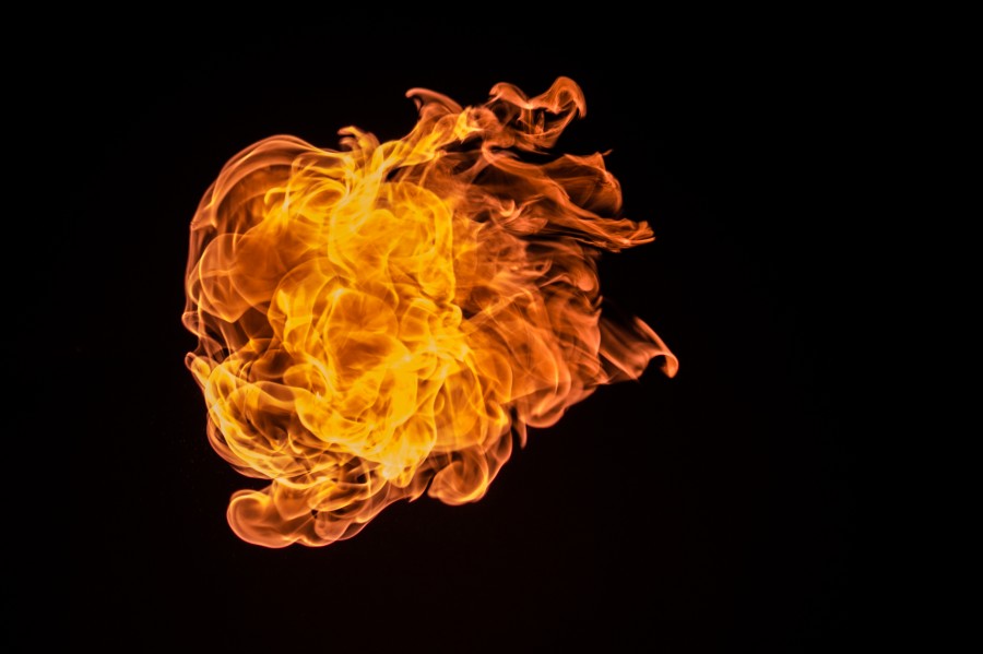 Flame face