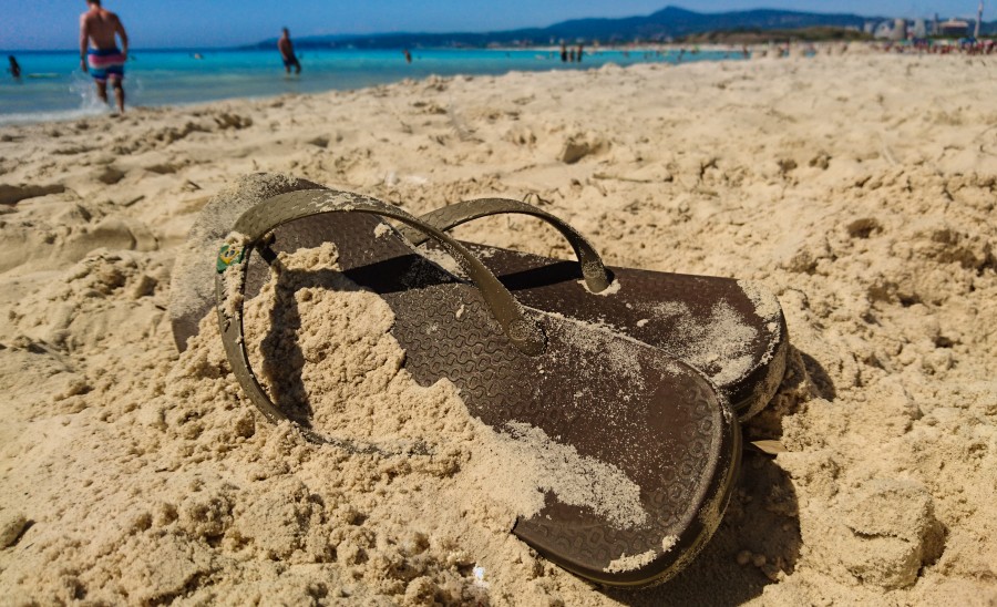 Flip-Flops ona beach