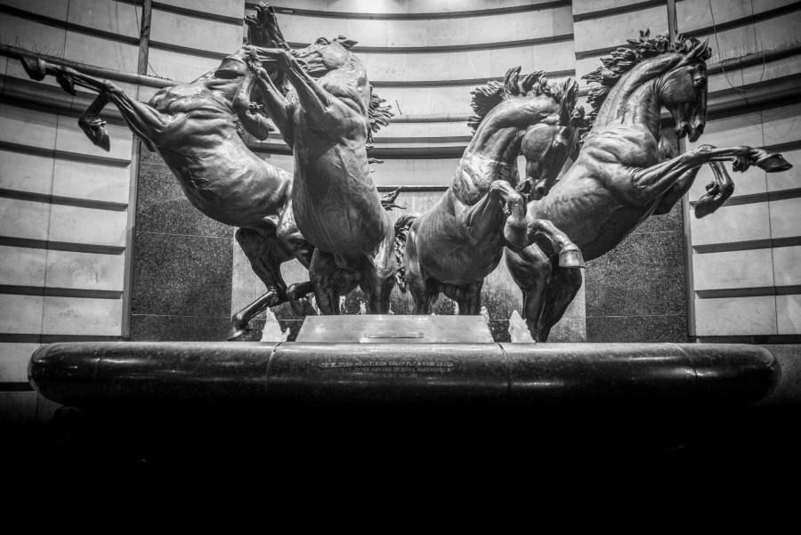 Horse statue