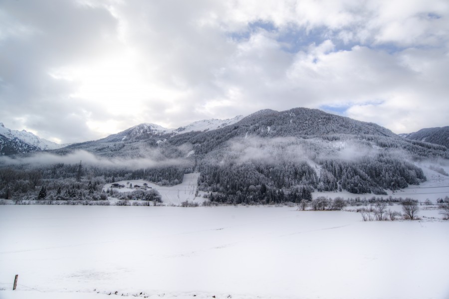 Mountain in the mist