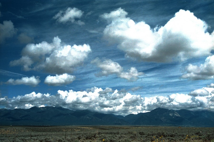 landscape with clouds