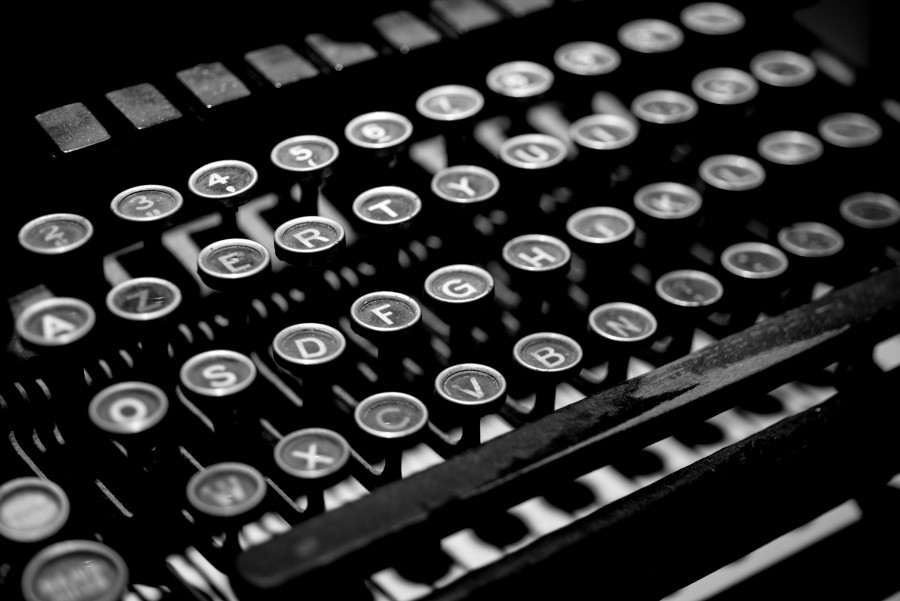 Antique typewriter