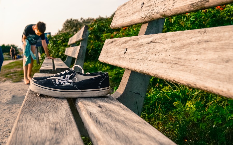 left behind shoes