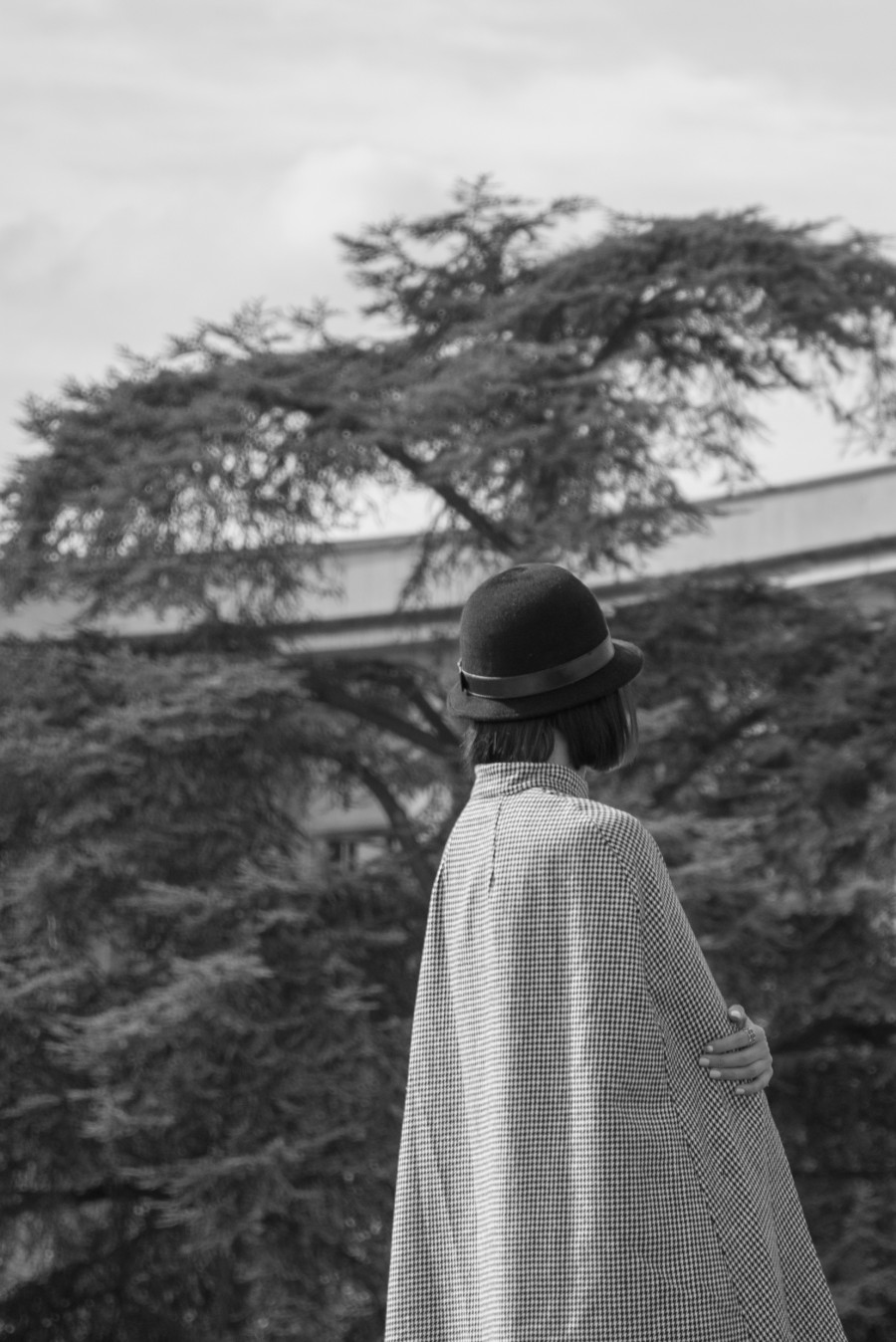 Woman in Black & White